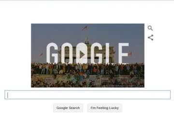 google doodle celebrates 25th anniversary of berlin wall s fall