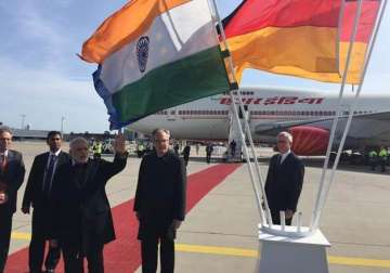 pm modi arrives in germany to promote make in india initiative