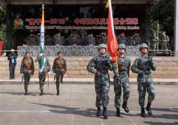 india china anti terror drill concludes pla seeks to boost defence ties