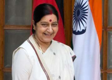sushma swaraj begins us visit meets counterparts from 7 nations