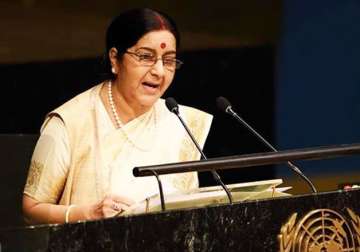 full text sushma swaraj hits back powerfully at pakistan while addressing the unga