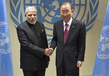 count on india s leadership in south asia un chief to modi