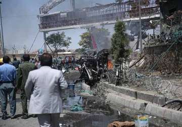 suicide car bomb near afghan capital s airport kills 5