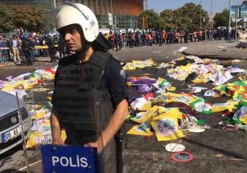 turkish pm hints at isis role in ankara bombing