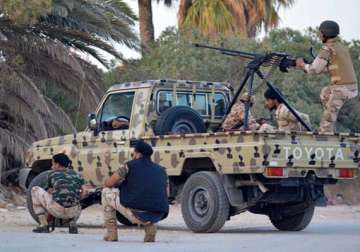 libyan army troops advance into benghazi