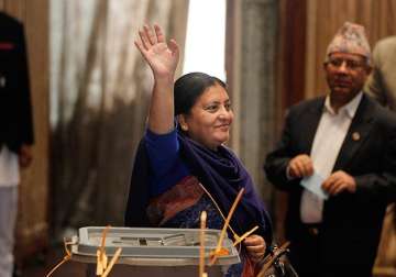 nepal s parliament elects nation s first female president