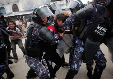 pro statehood protesters attack police in west nepal 9 dead