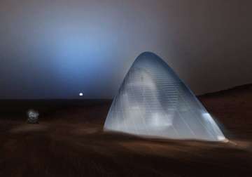 imagine home on mars ice shelter design wins nasa award