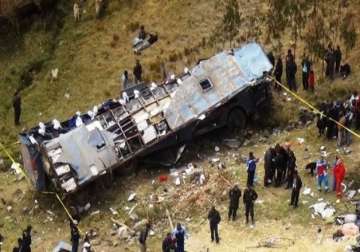 toll in peru bus accident rises to 19