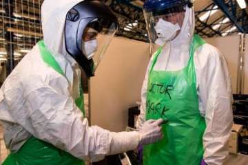 britain holds national exercise to test ebola preparedness