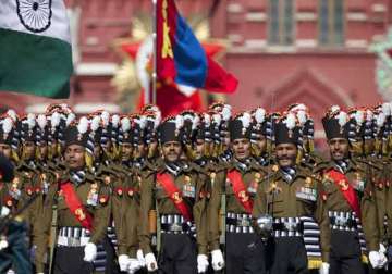 colourful safa of indian army attracts attention in moscow