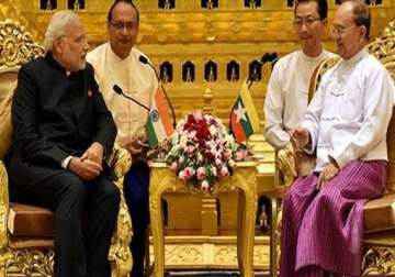 narendra modi attends asean india summit in myanmar today