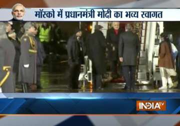 pm modi arrives in moscow slew of deals on the cards