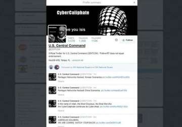 us central command twitter youtube accounts hacked by isis
