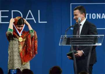 nobel laureate malala gets us liberty medal
