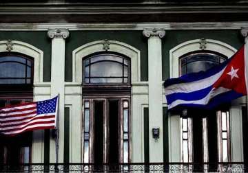 cuba s reopened embassy in us to fly original vintage flag