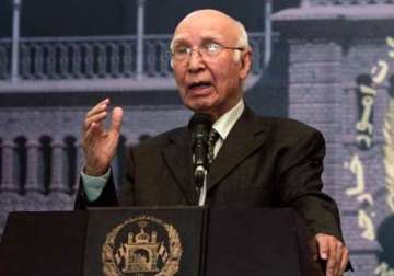 india pak foreign secys to draw dialogue roadmap for next 6 months sartaj aziz