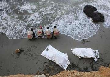 bodies of 40 migrants wash ashore in libya