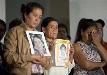 parents of mexico missing meet with president