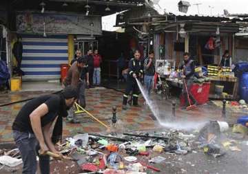 iraq officials multiple baghdad bombings kill 37 wound 86