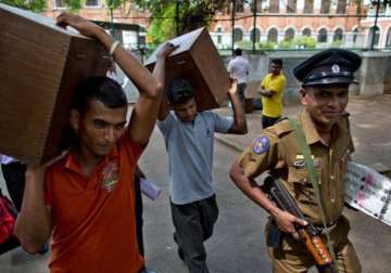 sri lanka goes to polls with tight security in place