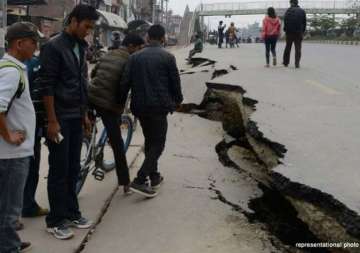 tuesday s quake cuts off nepal china highway