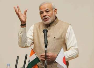 dna of non violence ingrained in our society pm narendra modi