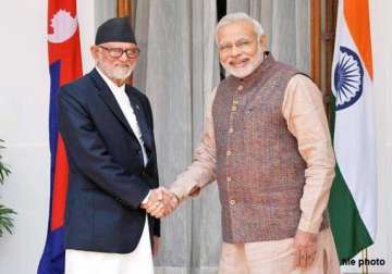 modi holds talks with nepal pm ten pacts inked