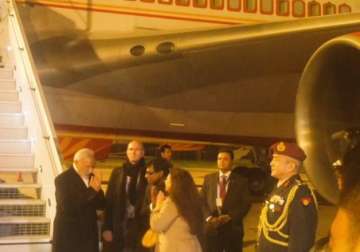 pm modi arrives in paris to attend global climate change meet