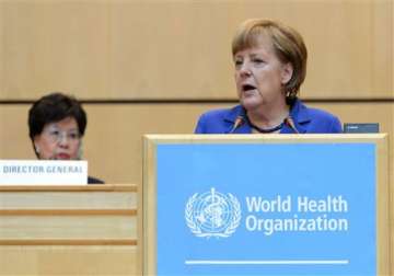global catastrophe plan needed after ebola crisis angela merkel