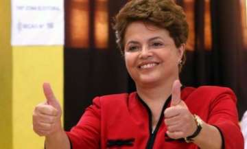 brazil s rousseff tied with rival in likely runoff poll