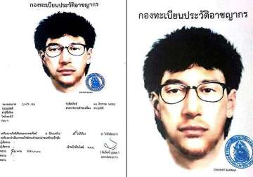 foreigner resembling prime suspect in thai bombing arrested