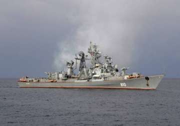 russian destroyer wards off turkish fishing ship in aegean