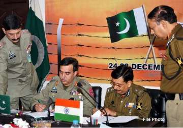 india fighting a small scale war with pakistan alleges punjab rangers dg