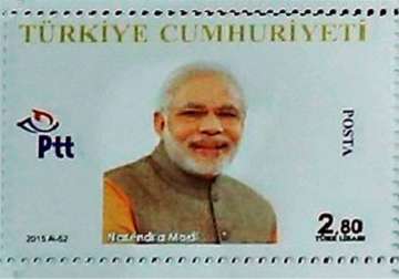 turkey issues special stamp featuring pm modi