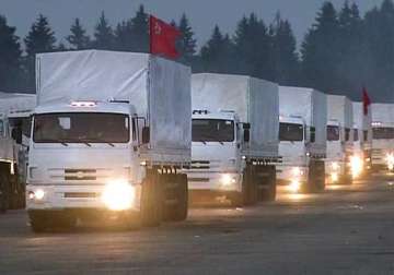 russia s 12th aid convoy reaches ukraine