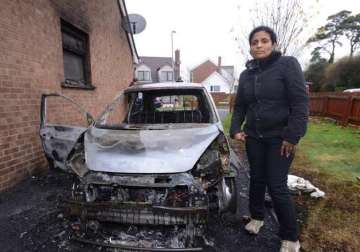 indian family targeted in arson attack in northern ireland police suspect racial hate crime