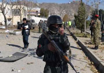 suicide blast kills two outside foreign camp in kabul