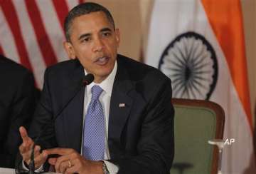 obama interacts with rajasthan villagers via videoconference