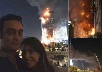 twitteratti slams couple who took selfie with burning dubai hotel