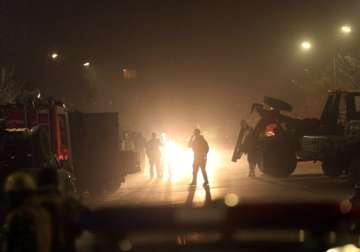 massive explosion hits kabul spanish embassy under attack officials