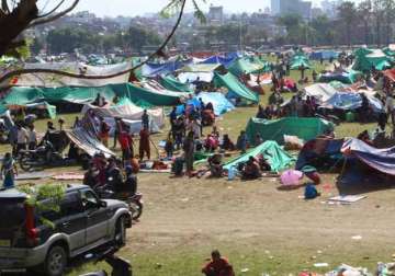 nepal govt renews its appeal for more tents food supplies