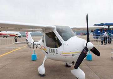 china manufactures first electric plane