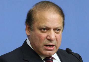 committed to peaceful just resolution to kashmir issue nawaz sharif