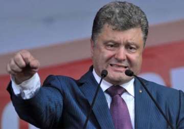 ukraine supports peace but ready for war poroshenko