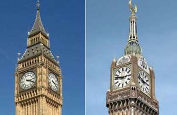 giant mecca clock challenges supremacy of greenwich mean time