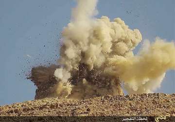 is video shows troops deaths in syria archaeological site