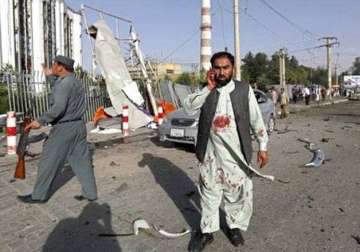 suicide attack near india consulate in afghanistan 6 cops killed