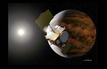 japanese space probe overshoots venus heading towards sun