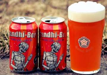 gandhi s image on beer cans us company draws ire apologises